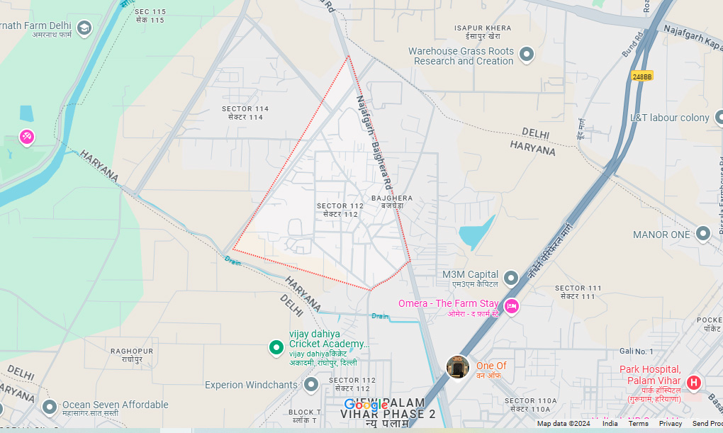 Location of Emaar Urban Ascent