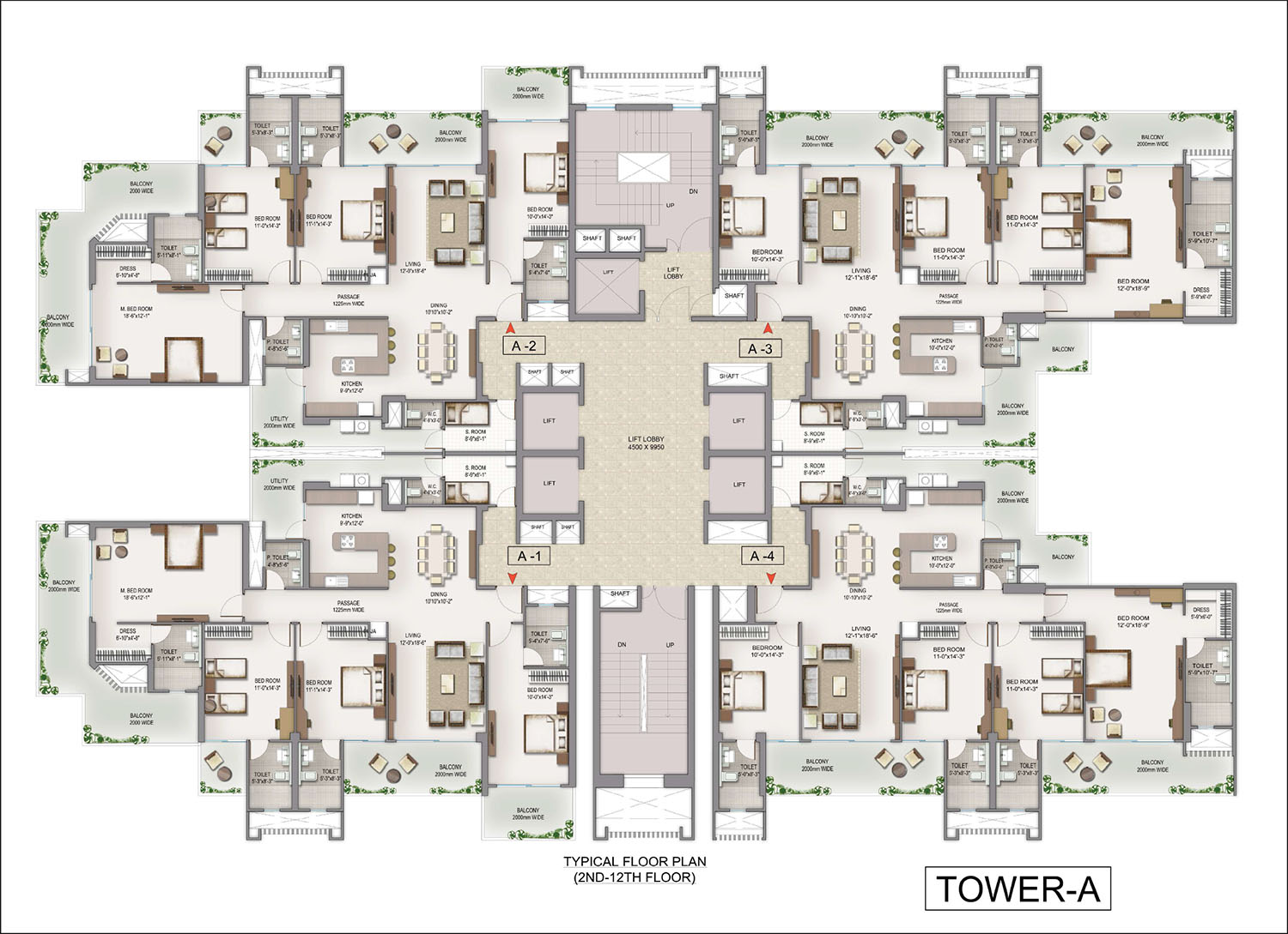 Golf Island Delhi Floor Plans