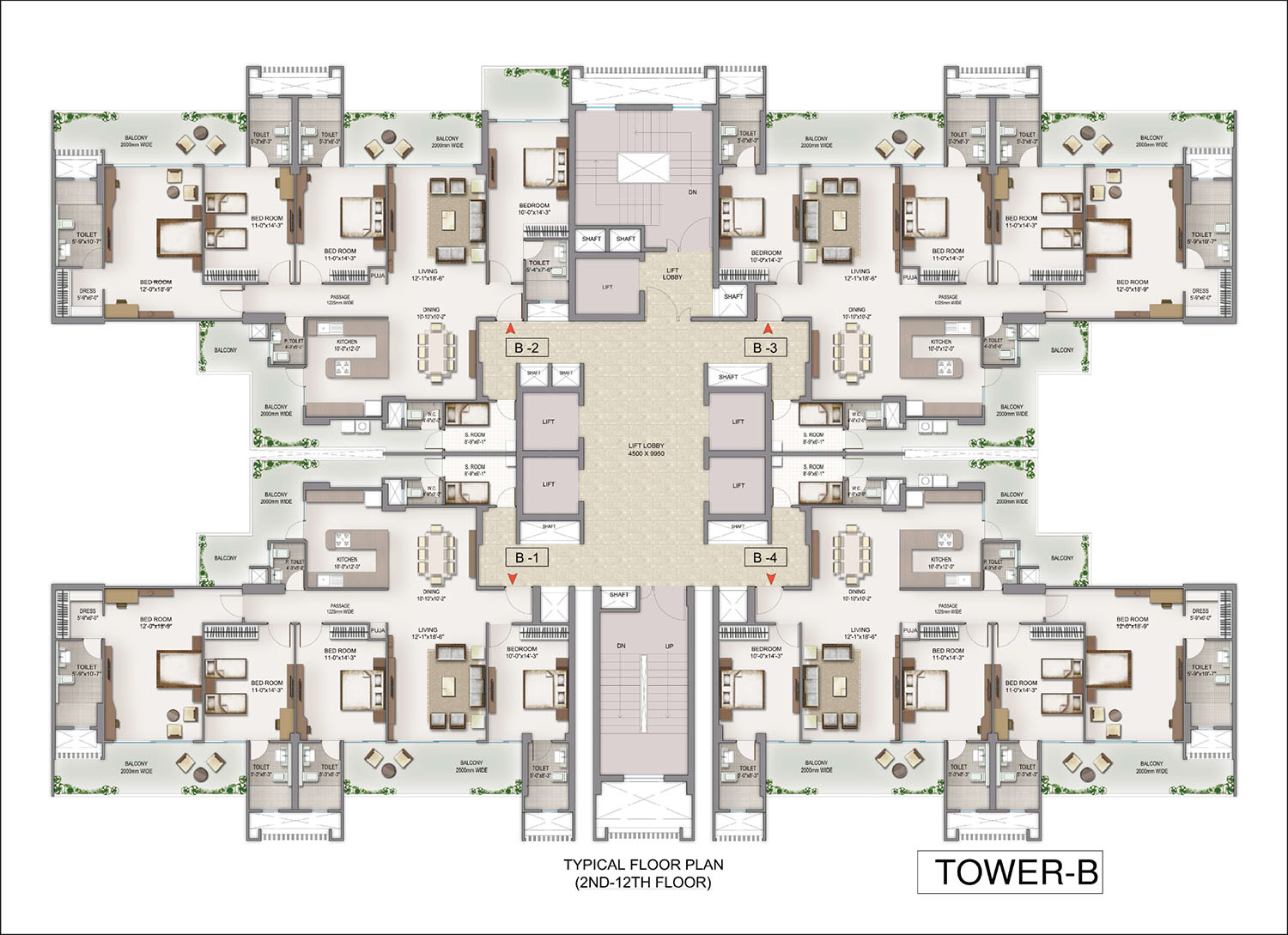 Golf Island Delhi Floor Plans